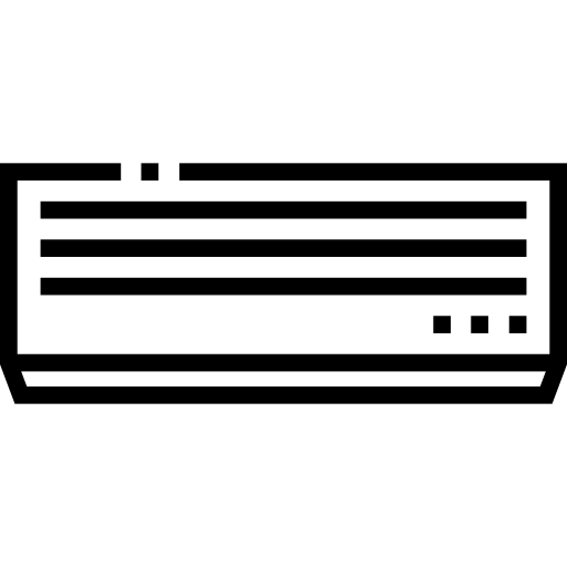 condizionatore Detailed Straight Lineal icona