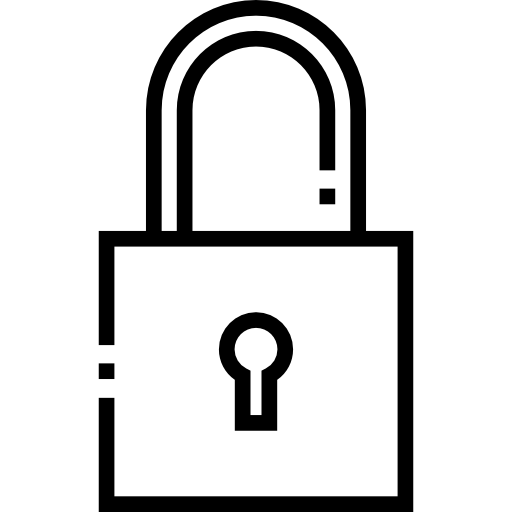 Padlock Detailed Straight Lineal icon