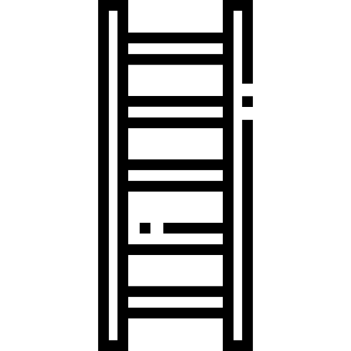 ladder Detailed Straight Lineal icoon