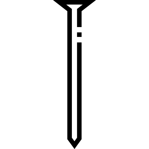 uña Detailed Straight Lineal icono