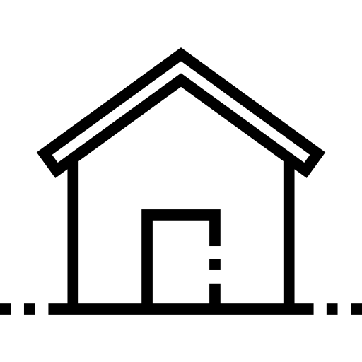 дом Detailed Straight Lineal иконка