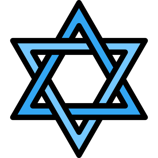 hebrajski Special Lineal color ikona