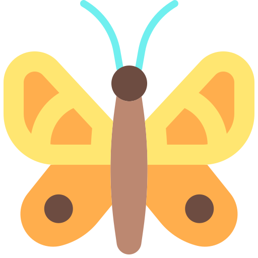 vlinder Good Ware Flat icoon