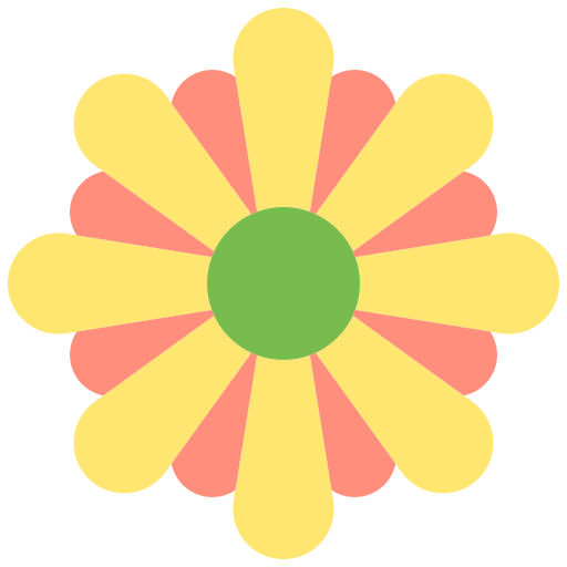Flower Good Ware Flat icon