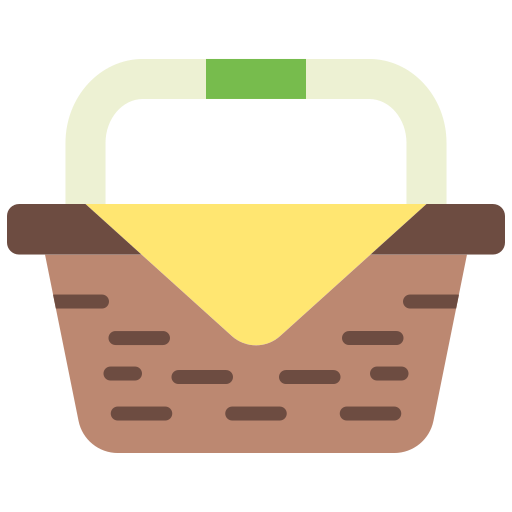 Picnic basket Good Ware Flat icon