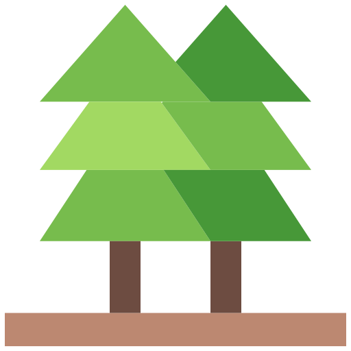 Pine tree Good Ware Flat icon