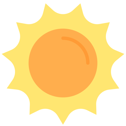zonnig Good Ware Flat icoon