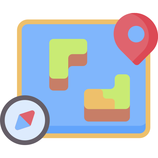 Game map Special Flat icon