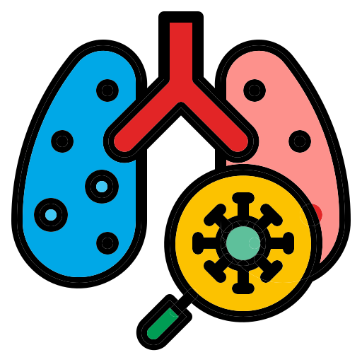 pulmón Skyclick Lineal Color icono