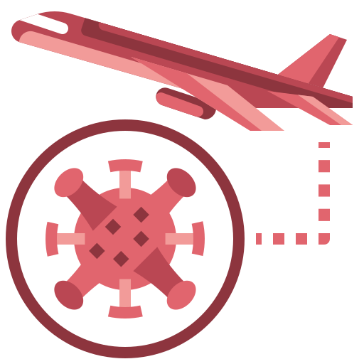 Air plane Surang Flat icon