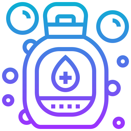 antibacterieel Meticulous Gradient icoon