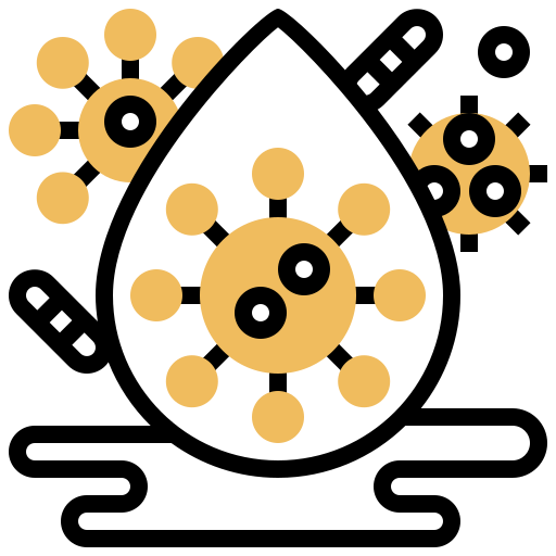 korona wirus Meticulous Yellow shadow ikona