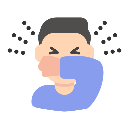 Sneezing Generic Flat icon