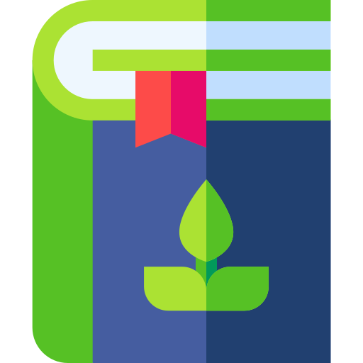Ecology book Basic Straight Flat icon