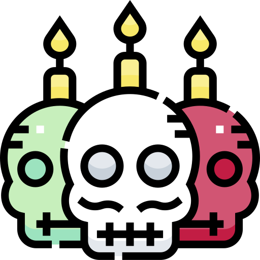 meksykański Detailed Straight Lineal color ikona