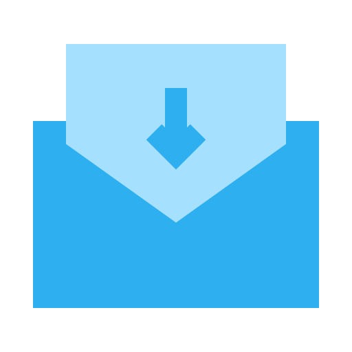 Inbox mail Generic Flat icon