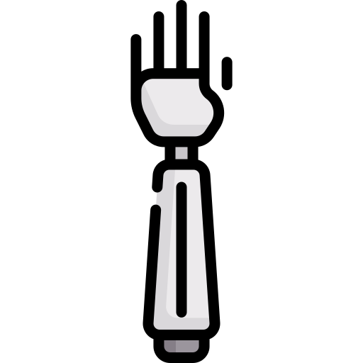 로봇 팔 Special Lineal color icon
