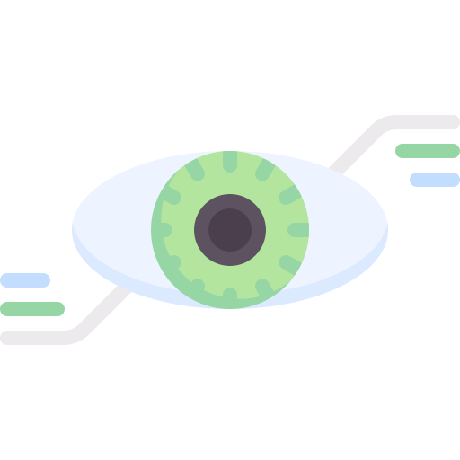 생체 눈 Special Flat icon