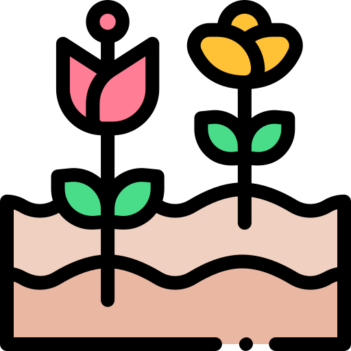 Flowers Detailed Rounded Lineal color icon