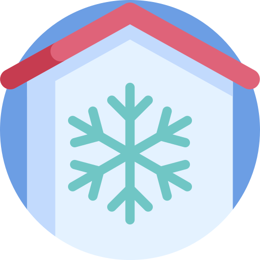 zimno Detailed Flat Circular Flat ikona
