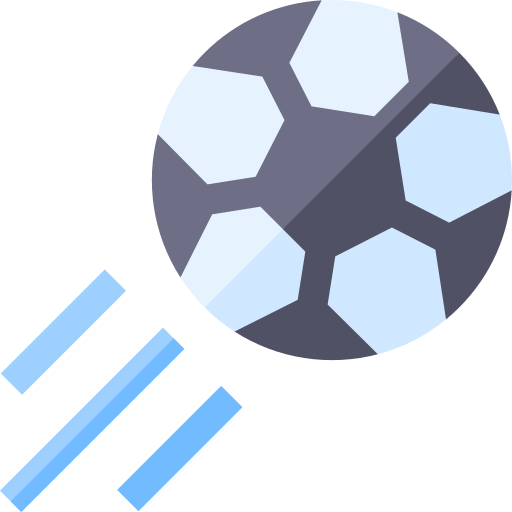 fútbol Basic Straight Flat icono