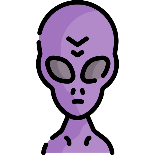 alieno Special Lineal color icona