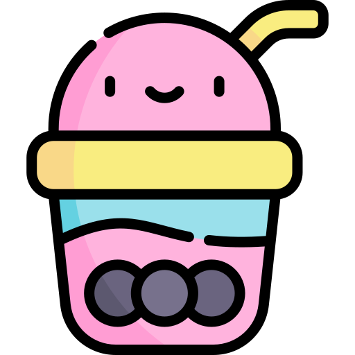 bubble tea Kawaii Lineal color icon
