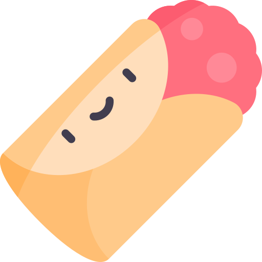 burrito Kawaii Flat icon