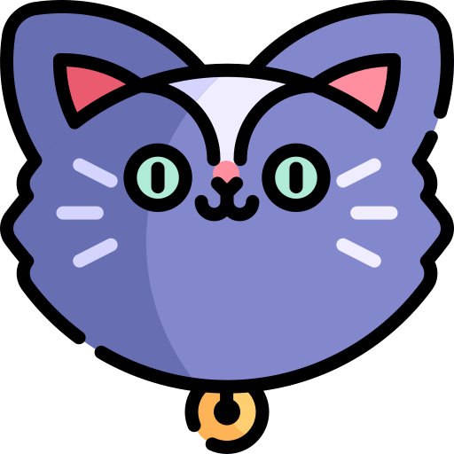 Cat Kawaii Lineal color icon