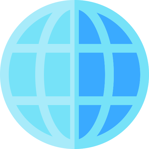 Global Basic Straight Flat icon