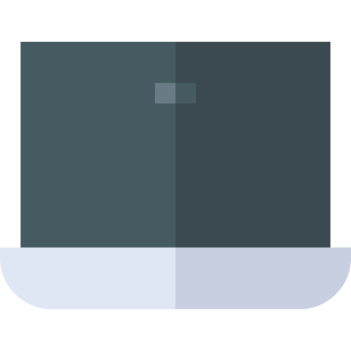 Laptop Basic Straight Flat icon