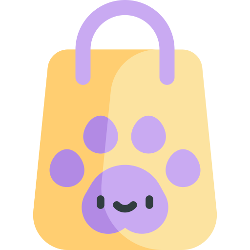 Shopping bag Kawaii Flat icon