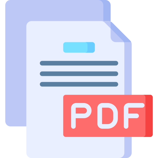 pdf Special Flat icon