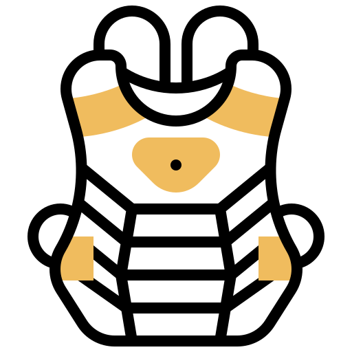 brustschutz Meticulous Yellow shadow icon