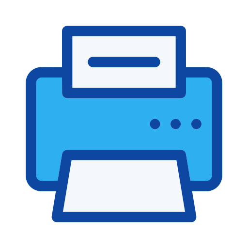 máquina de fax Generic Outline Color icono