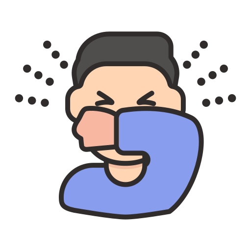 Sneezing Generic Outline Color icon
