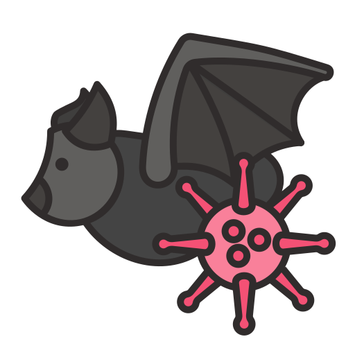 Bat Generic Outline Color icon