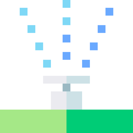 sprinkler Basic Straight Flat icon