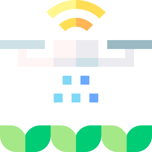 drone Basic Straight Flat icoon