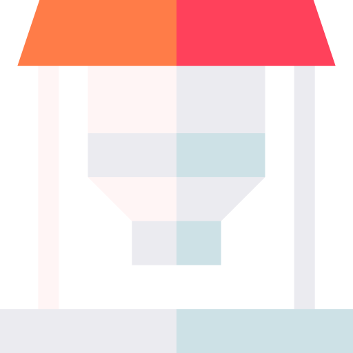 サイロ Basic Straight Flat icon