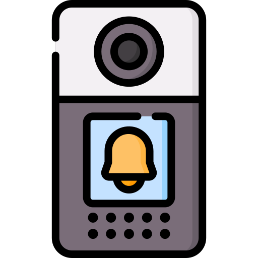 Video doorbell Special Lineal color icon