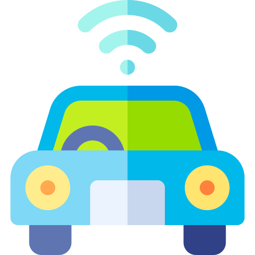 intelligentes auto Basic Rounded Flat icon