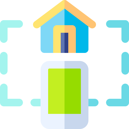 control del hogar Basic Rounded Flat icono