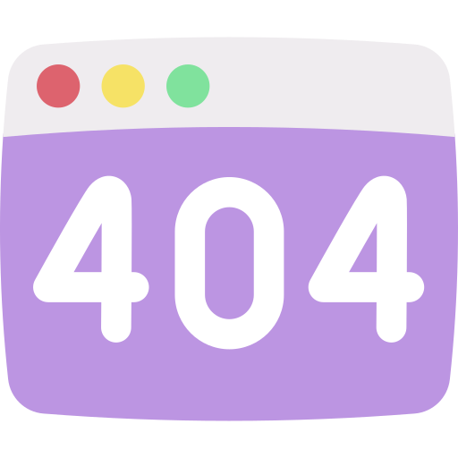 erro 404 Special Flat Ícone