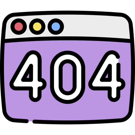 404 fehler Special Lineal color icon