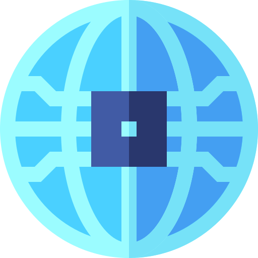 Internet Basic Straight Flat icon