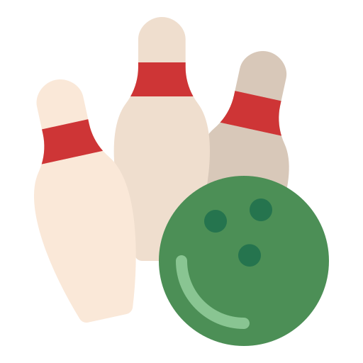 bowling Iconixar Flat Icône