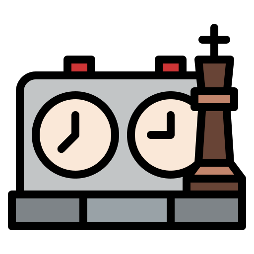 schaken Iconixar Lineal Color icoon