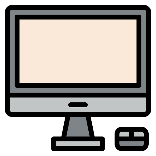 Компьютер Iconixar Lineal Color иконка