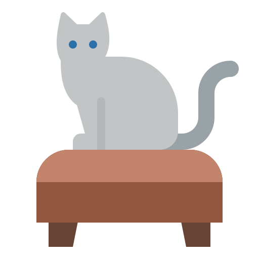 gato Iconixar Flat icono